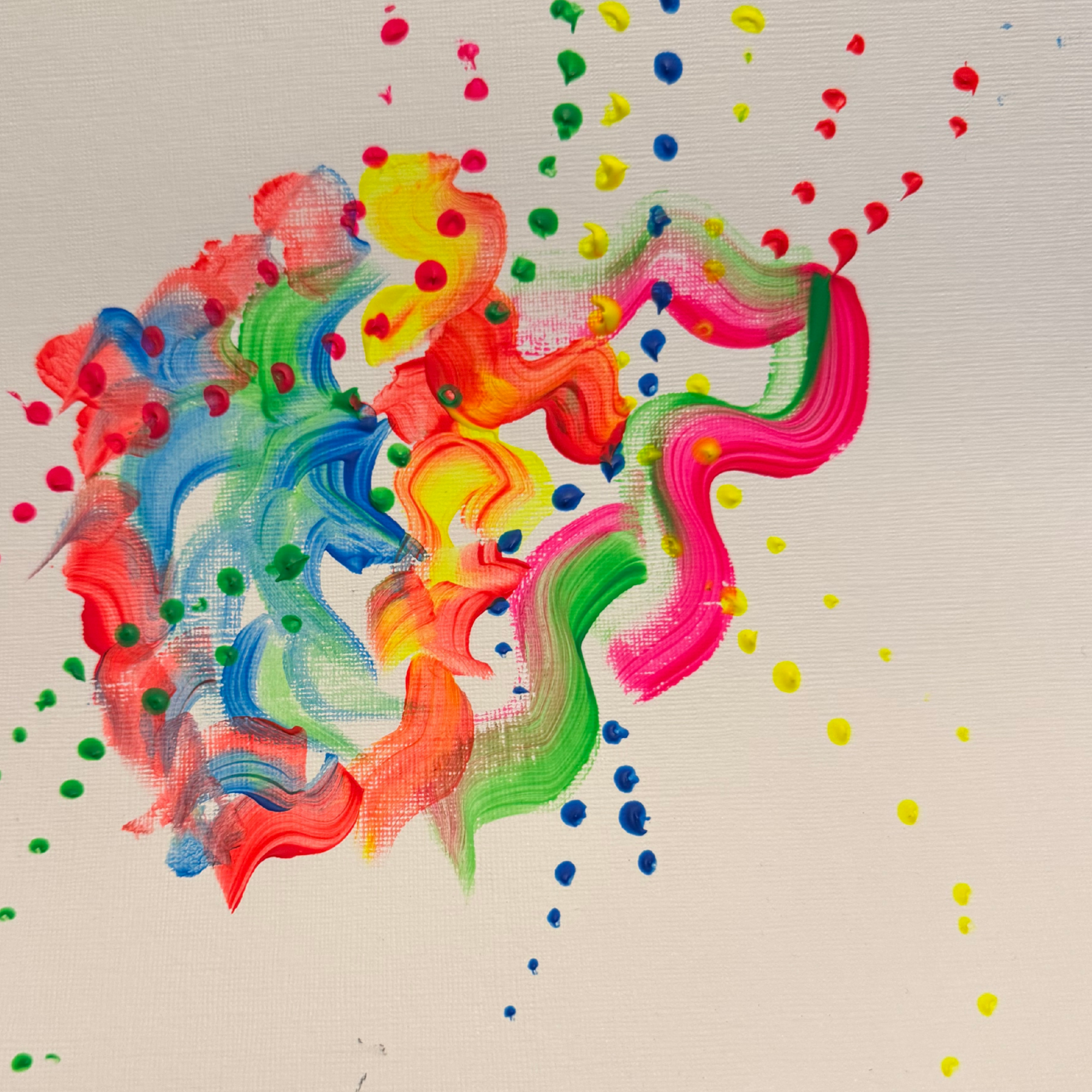 Colorful abstract artwork celebrating creative expression and neurodiversity